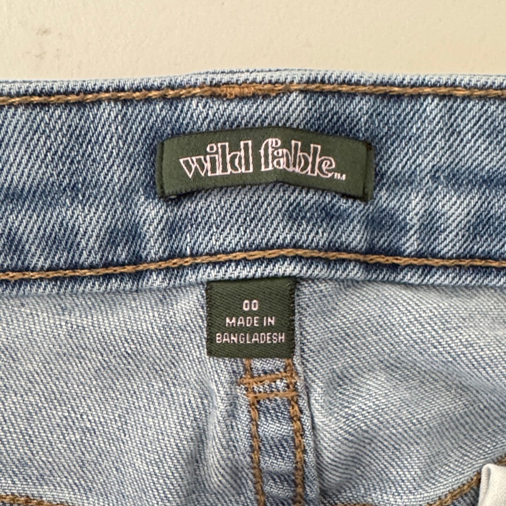 Wild Fable High Rise Slim Straight Blue Jeans - Picture 8 of 9